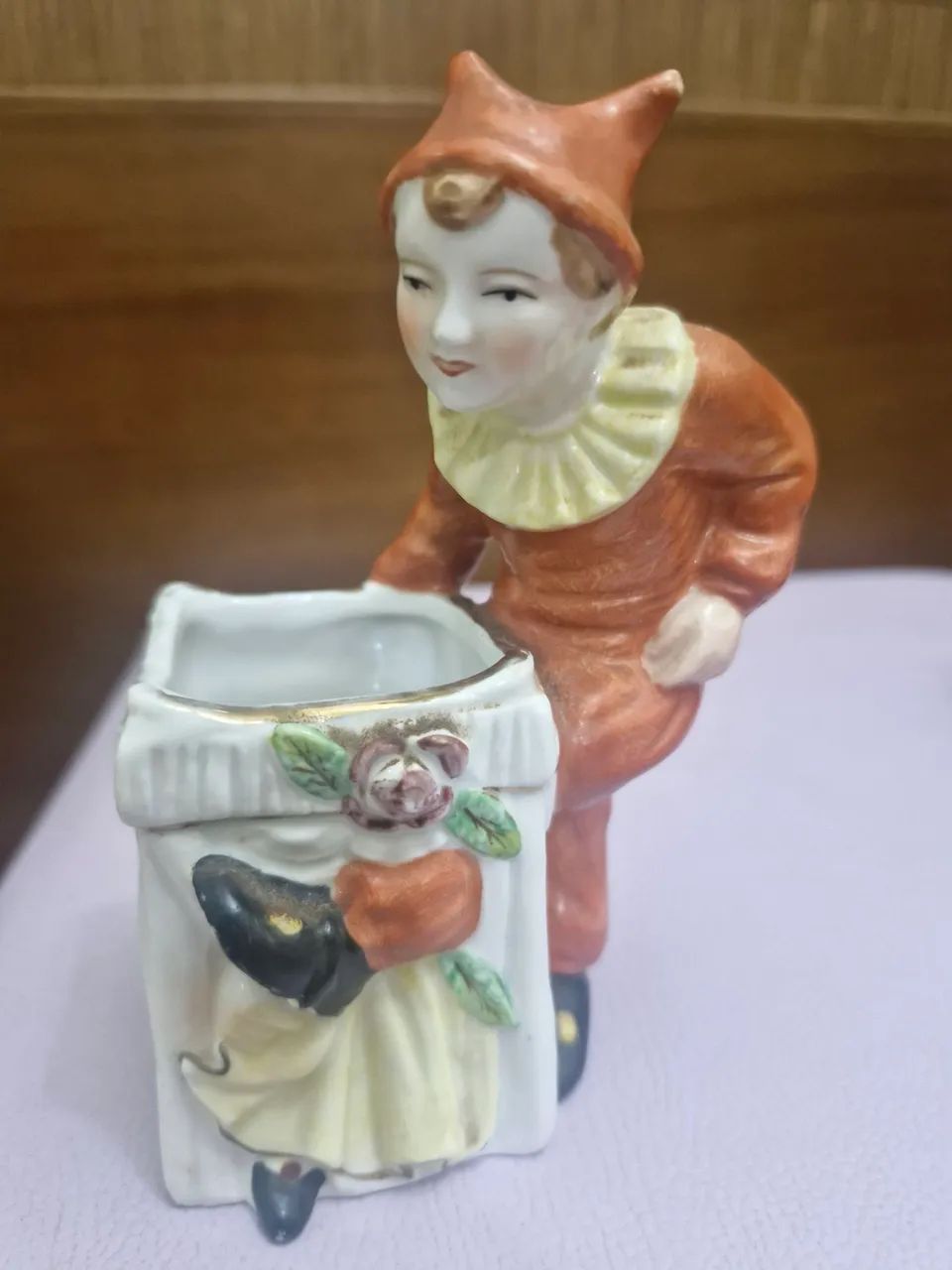 Decoração vintage - linda peça porcelana antiguidade - importada  - Foto 2