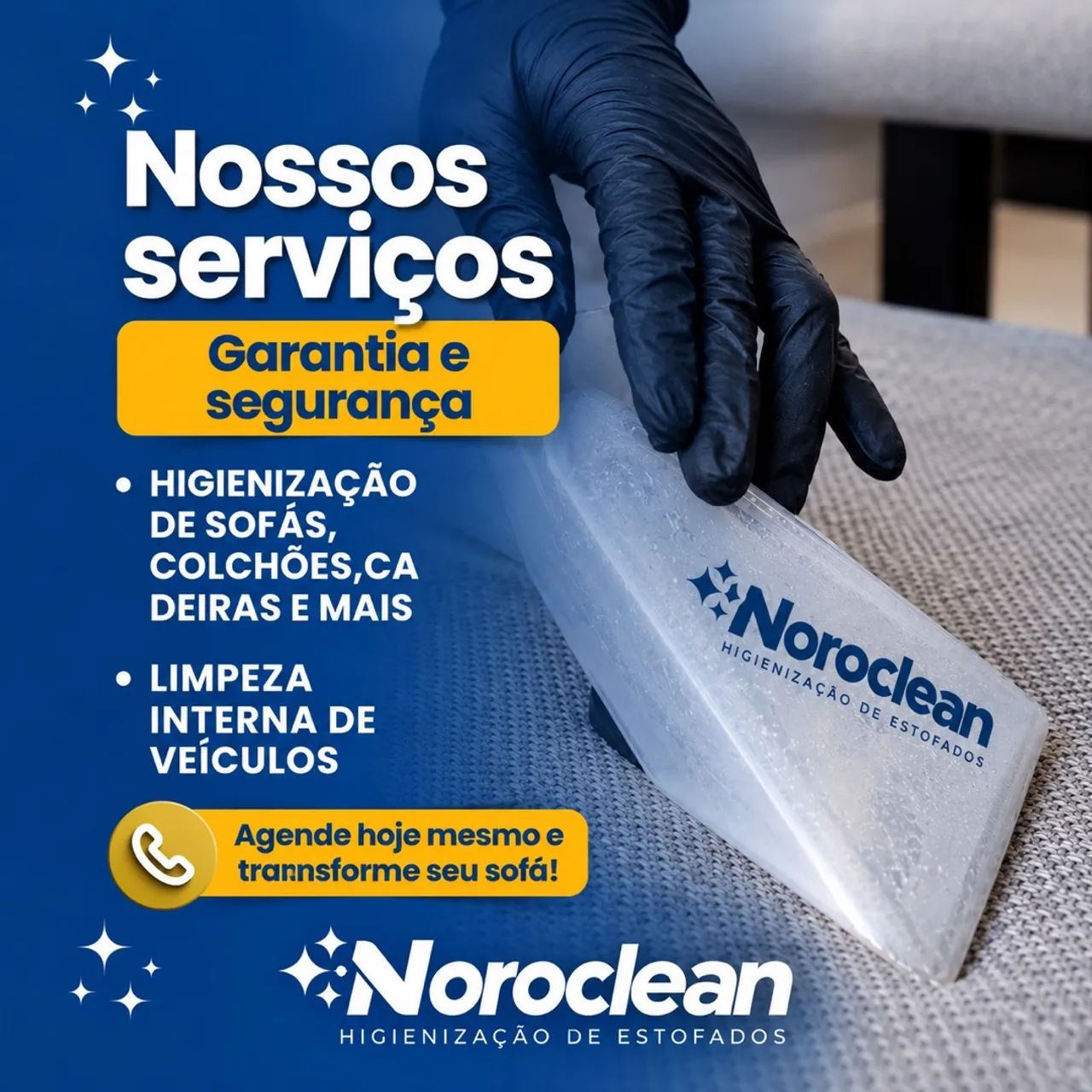 Higienização de estofados - Foto 2
