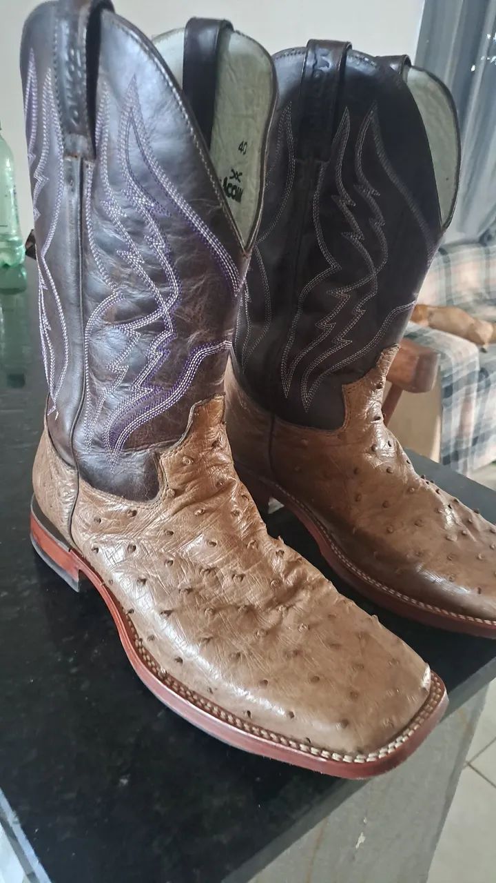Bota jacomo avestruz. - Foto 2