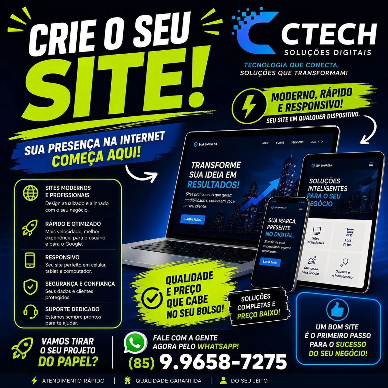 Técnico em informática / Crio seu Site - Foto 2