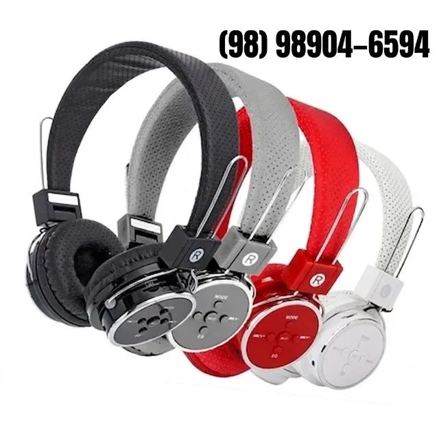 Fone de Ouvido Headphone Sem Fio Bluetooth Com Microfone Knup KP-367