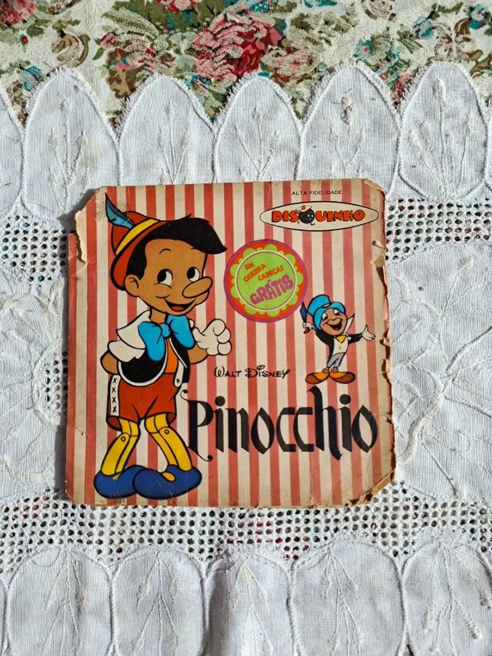 Disquinho Pinocchio antiguinho 