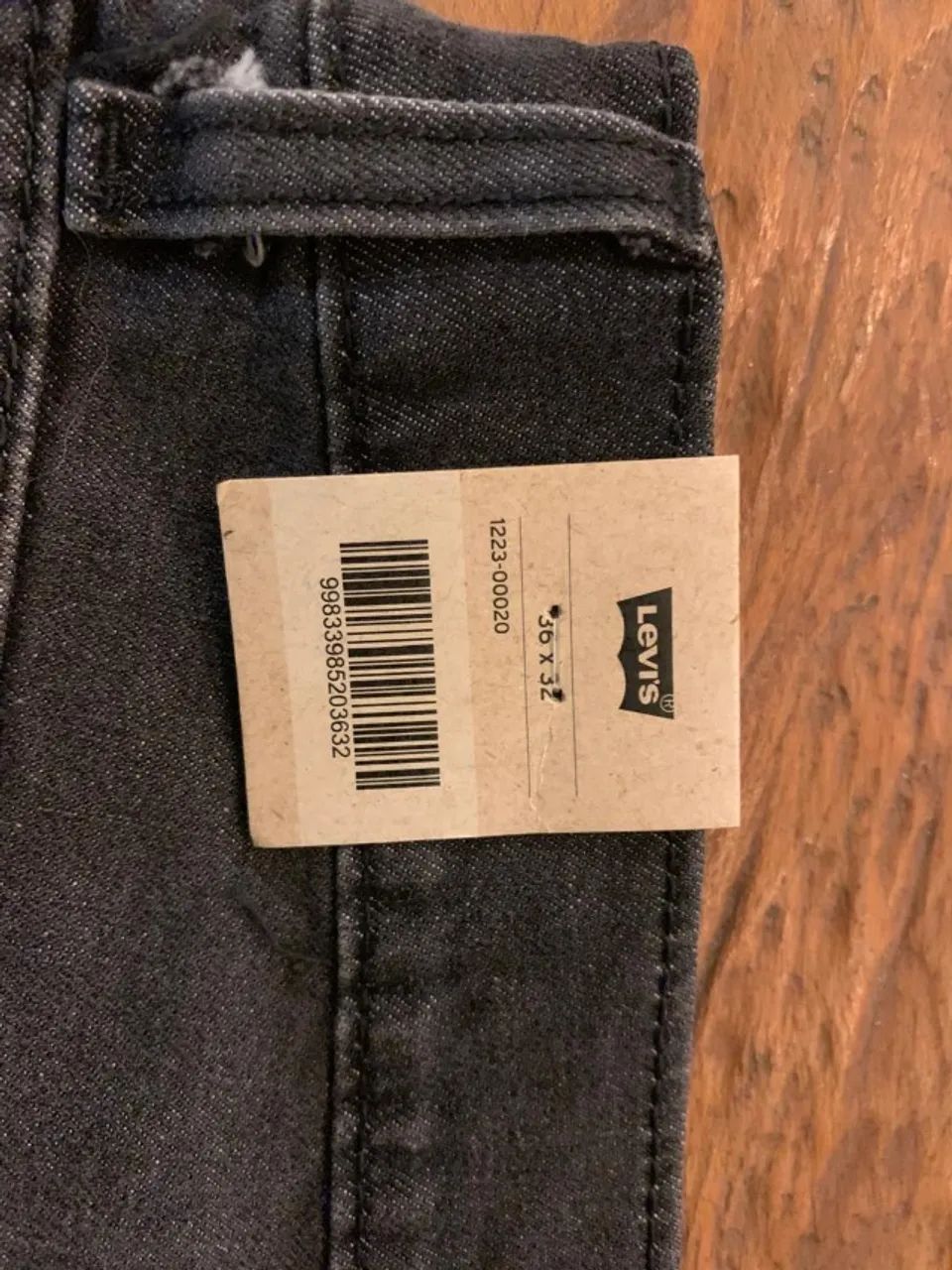 Calça Jeans Levis 512 Slim Taper | NOVA | com etiquetas | W36 L32 - Foto 4