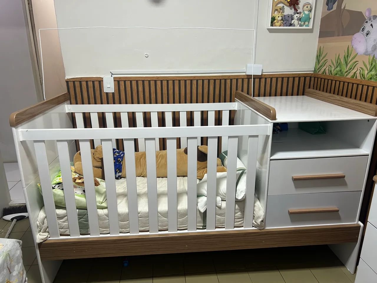 Berço com trocador