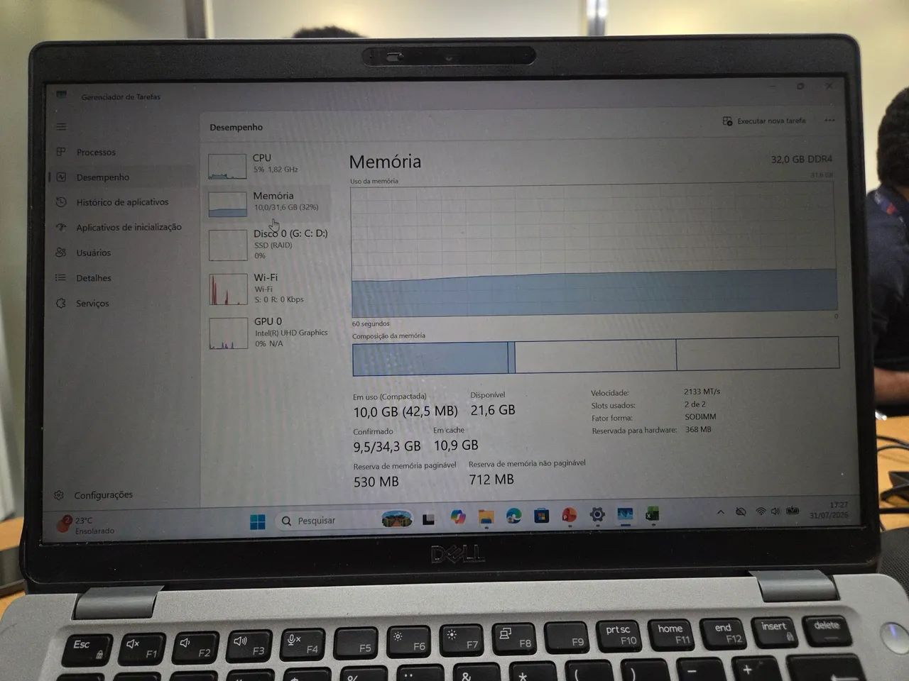 Notebook Dell Latitude 5410 i5 - 10ª Ger. com 32 GB RAM e 256 SSD! Para sair rápido! - Foto 3