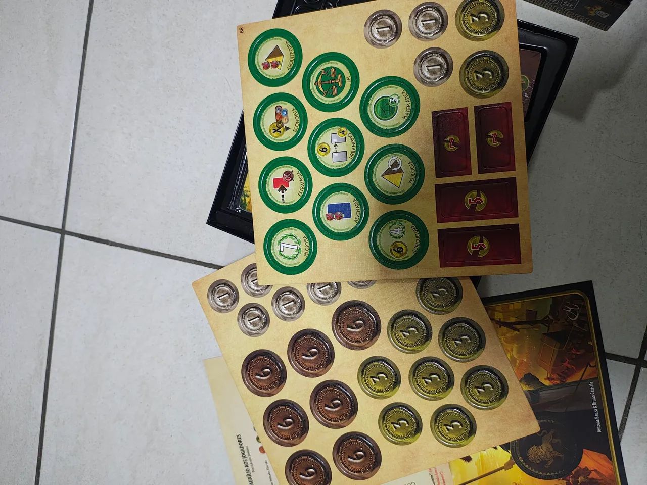 7 Wonders Duel Galápagos Jogo De Tabuleiro - Foto 4