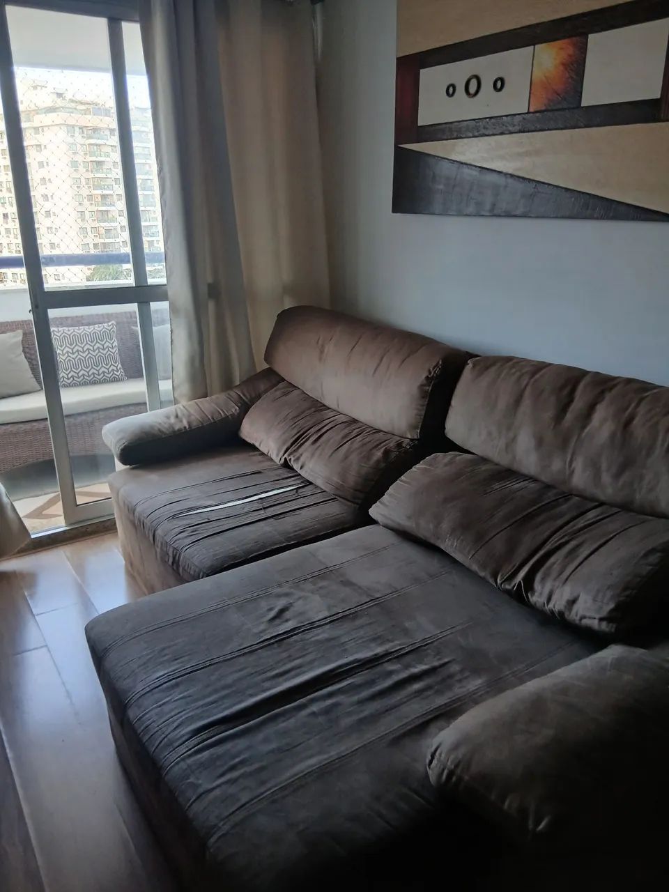 Sofa retrátil 4 lugares, usado - Foto 3
