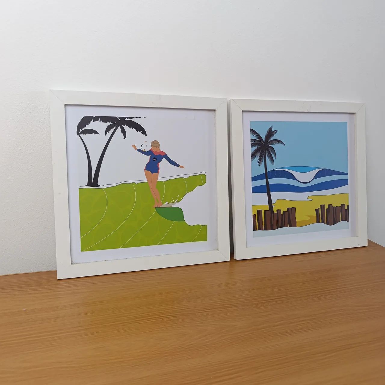 Par de quadros decorativos de surf - Foto 2