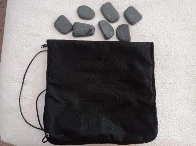 Kit Bolsa Térmica + 7 Pedras Quentes + Bambuterapia - Foto 3