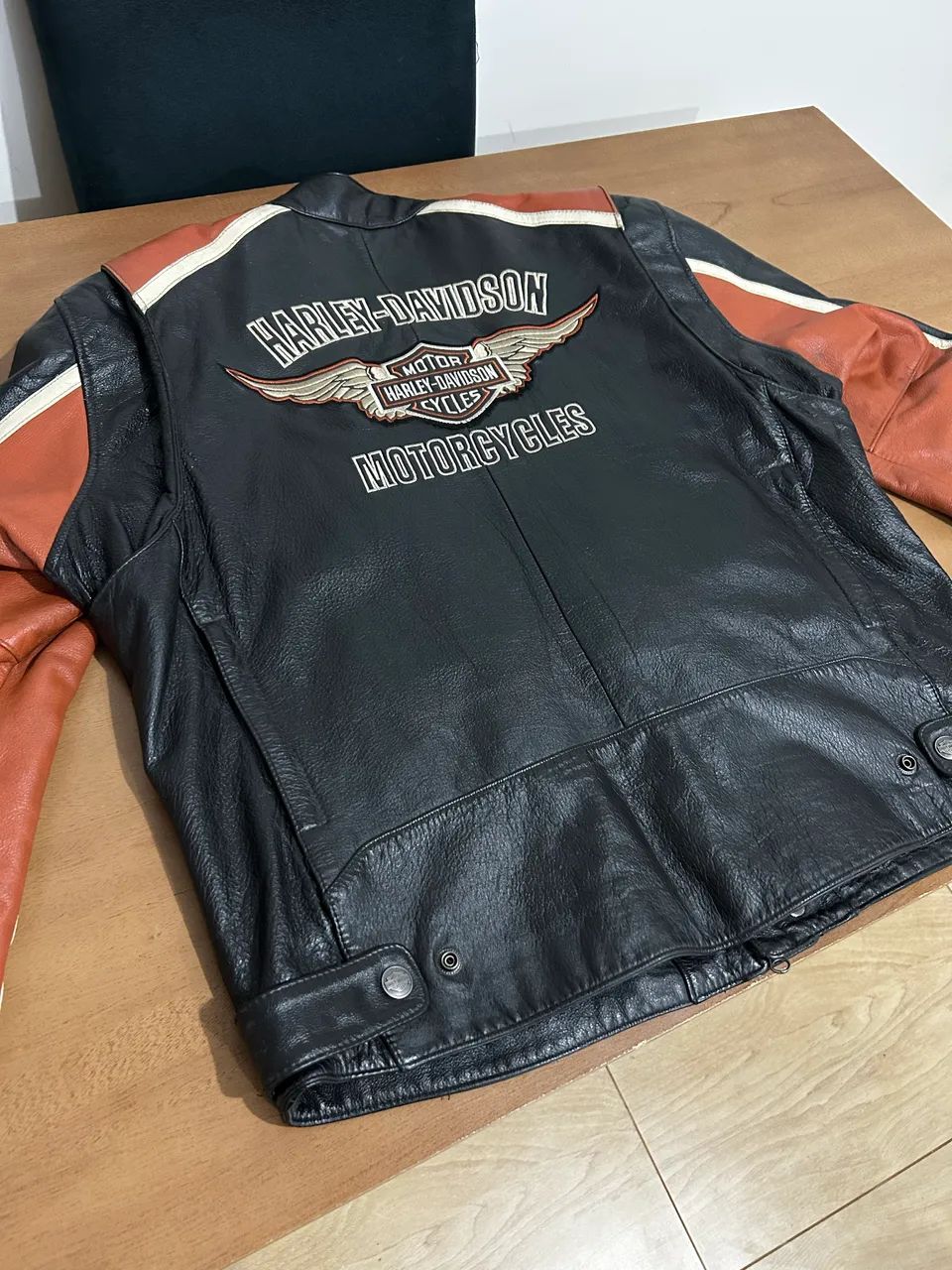 Jaqueta Couro Harley Davidson Vintage  - Foto 3