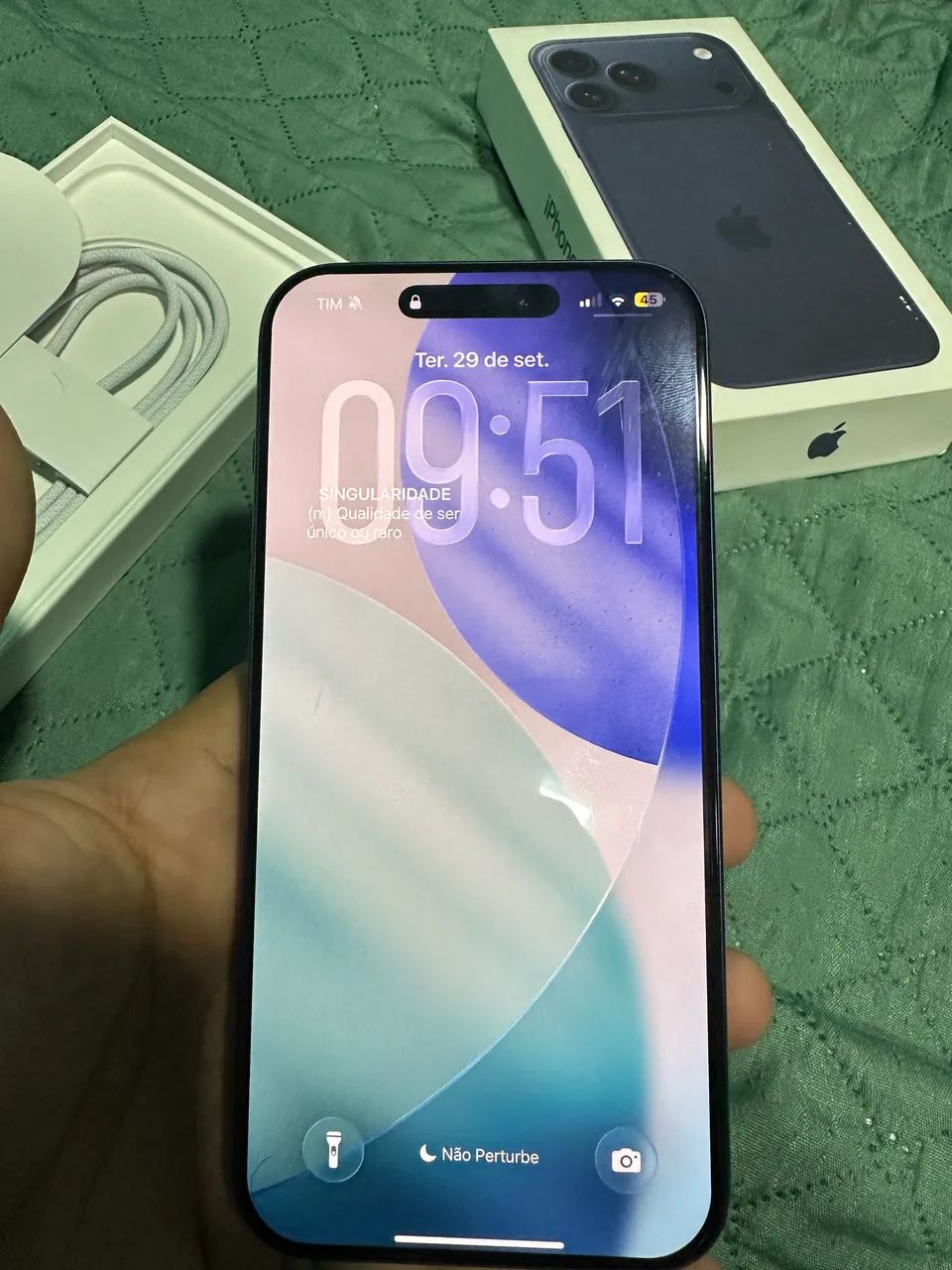iPhone 17 Pro Max 100% Bateria | Saúde 100% | Impecável | Caixa e Acessórios - Foto 2
