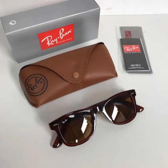 óculos de sol ray ban wayfarer brow - Foto 3