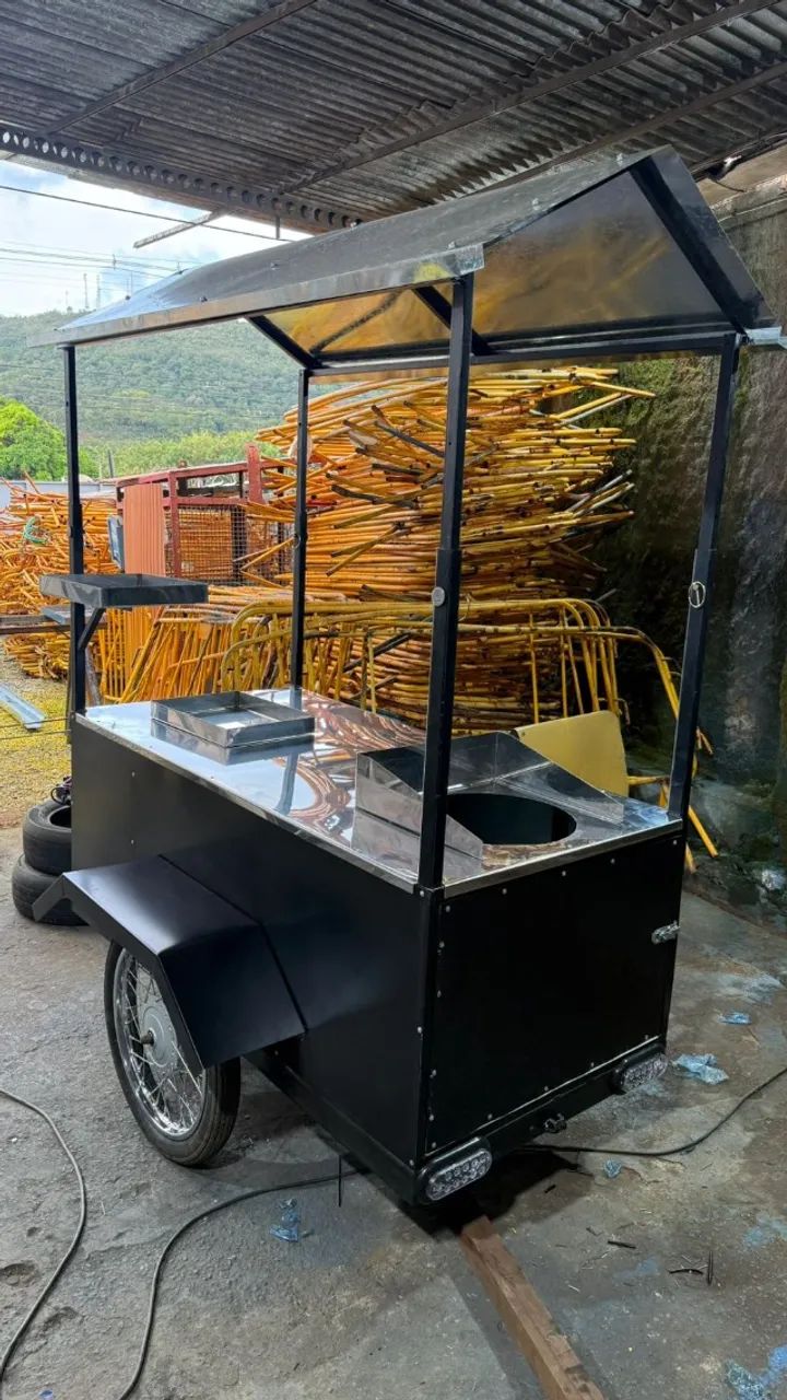 Carrinho de Lanches Multifuncional