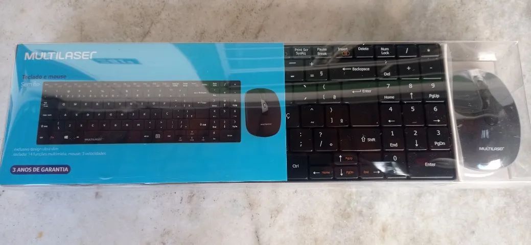 Kit Teclado e Mouse Sem Fio Slim - Design Moderno e Silencioso - Foto 2