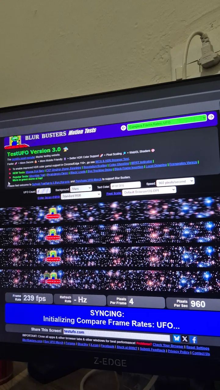 Monitor Gamer Z-Edge 240Hz IPS - Perfeito Estado - Foto 3