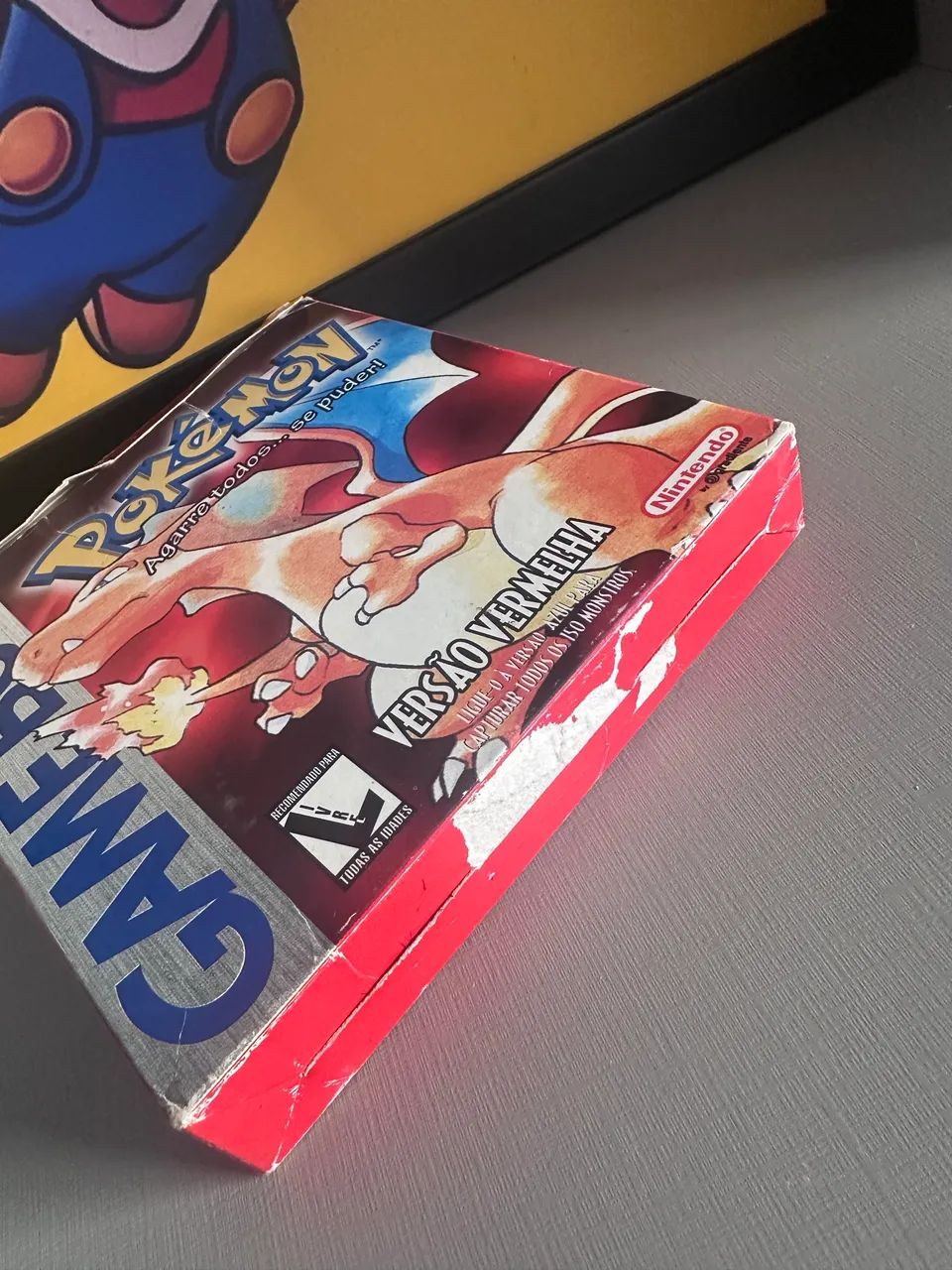 Pokémon Red Game boy gradiente caixa  - Foto 4