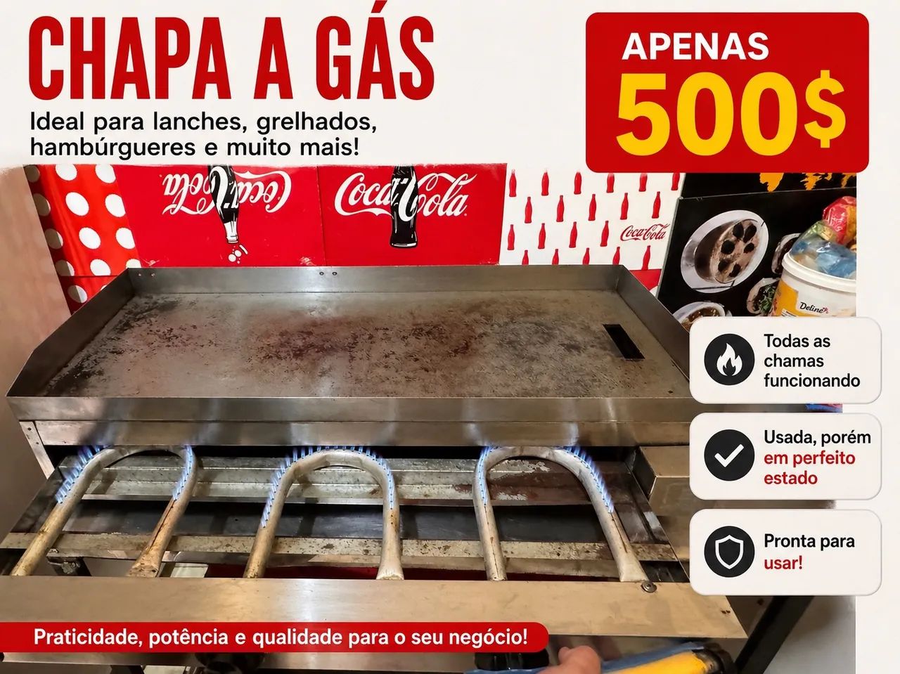 ? CHAPA A GÁS - R$ 500,00 ? - Foto 2