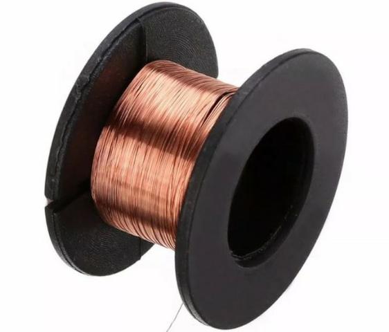 COD-CP272 Solda Fio Cobre 0,1mm Carretel Reparo Trilha 15m Arduino Automação Robotica