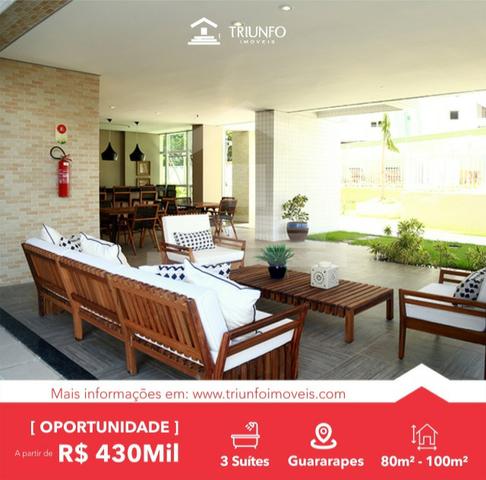 (RG) TR18887 - Imperdível Apartamento 104m² no Guararapes com 3 Quartos
