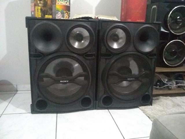Caixas de som da sony