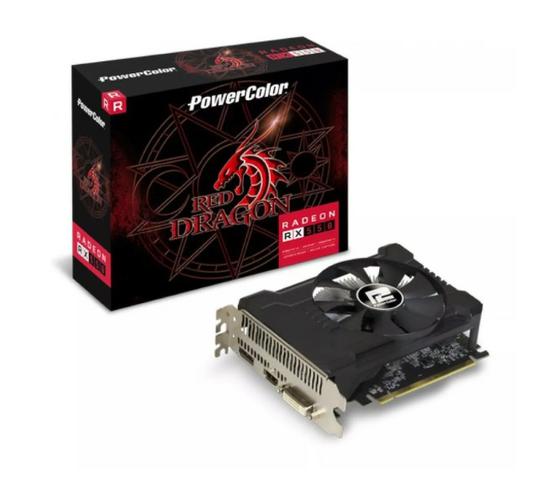 Placa de video Rx 550 Radeon Powercolor 4gb Ddr5