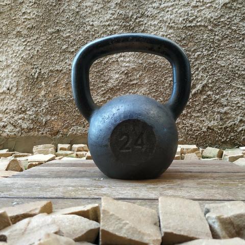 Kettlebell de ferro fundido 24kg - Foto 2