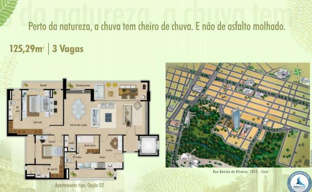 (HN) TR 12847 - Essenza no Cocó com 125m² - 3 suítes - 3 vagas - Fino Acabamento - Foto 8