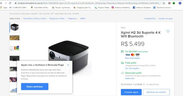 Projetor full hd 3D xgimi h2 - Foto 2