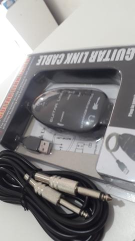 Link usb Guitarra mais cabo p10 3m - Foto 2