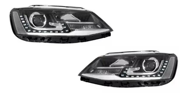 Par Farol Com Led Jetta 2011 2012 2013 2014 2015 2016 2017