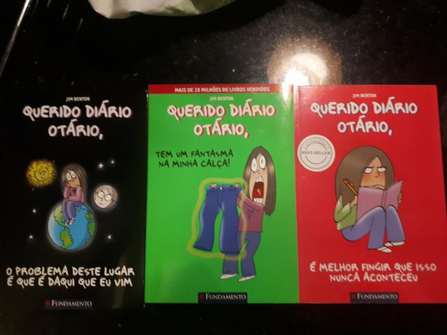 Livro infanto juvenil "querido diário otário"