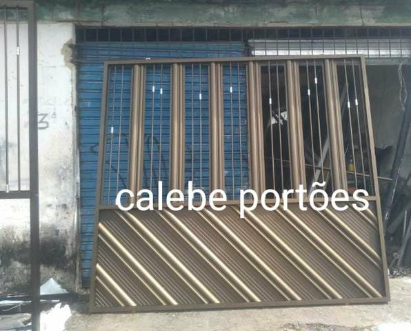 Portões de alumínio com motor