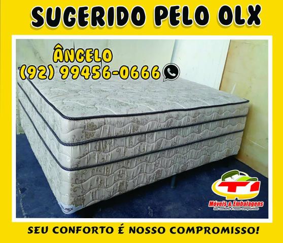 Cama box casal molas pelmex