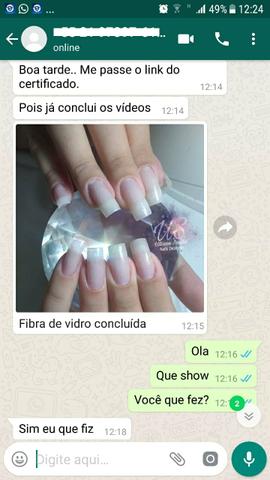 Curso online unhas de fibra com certificado - Foto 2