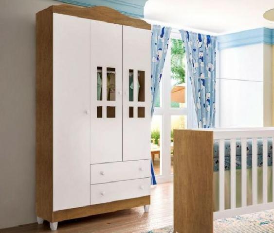 Guarda roupa infantil 3 portas / montagem e entrega Gratis
