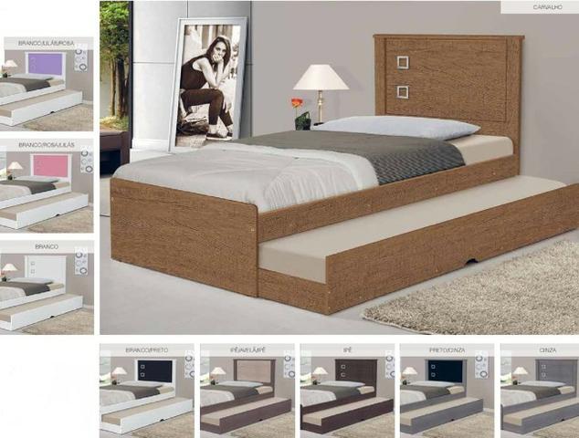 Cama Bibox Solteiro Barcelona (novo)