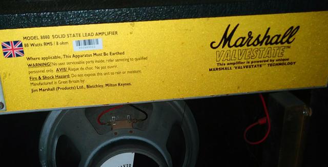 Amplificador de guitarra Marshall Valvestate 8080 - Foto 2