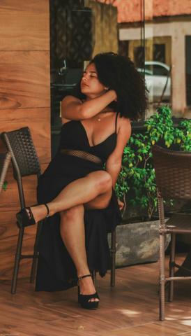 Vestido longo com fenda na lateral - Foto 3
