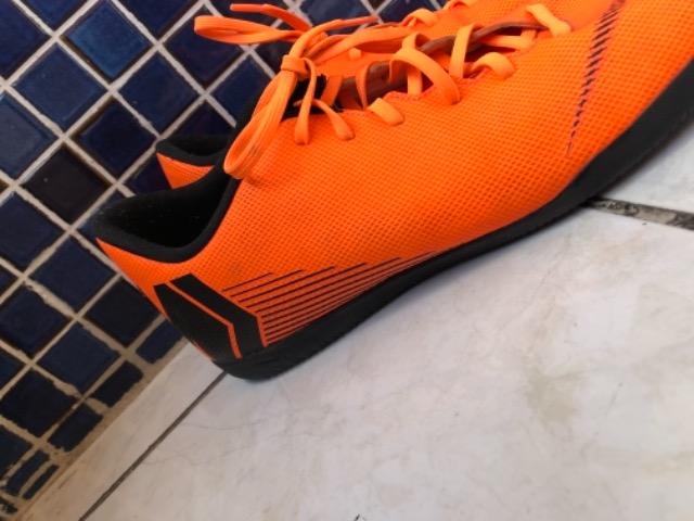 Chuteira Futsal Nike Mercurial Superfly 6 Club - Laranja e Preto - Foto 2