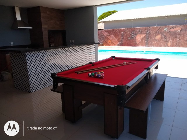 Mesa de Bilhar Tecido Vermelho Modelo FFD3115 - Foto 3