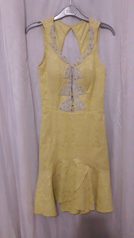 vestido amarelo limao