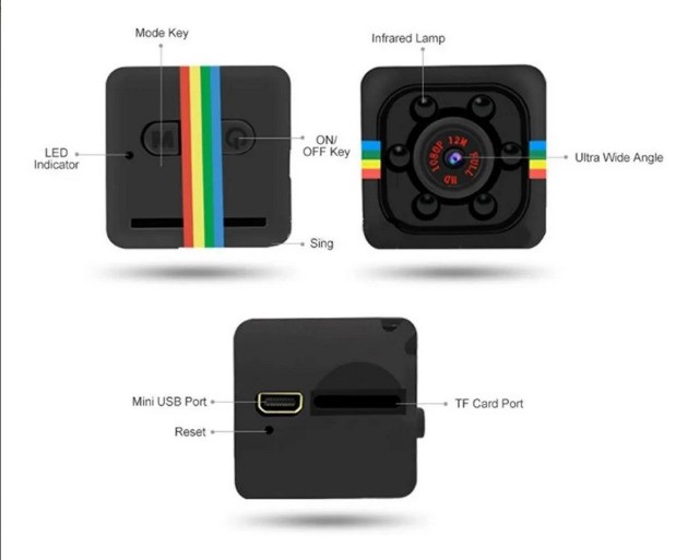 Micro Câmera Espiã Sq11 Sensor De Movimento E Visão Noturna - Foto 6