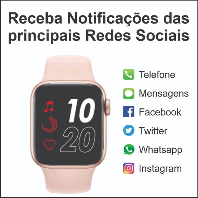 Relógio Smart Watch Digital IOS e Android 