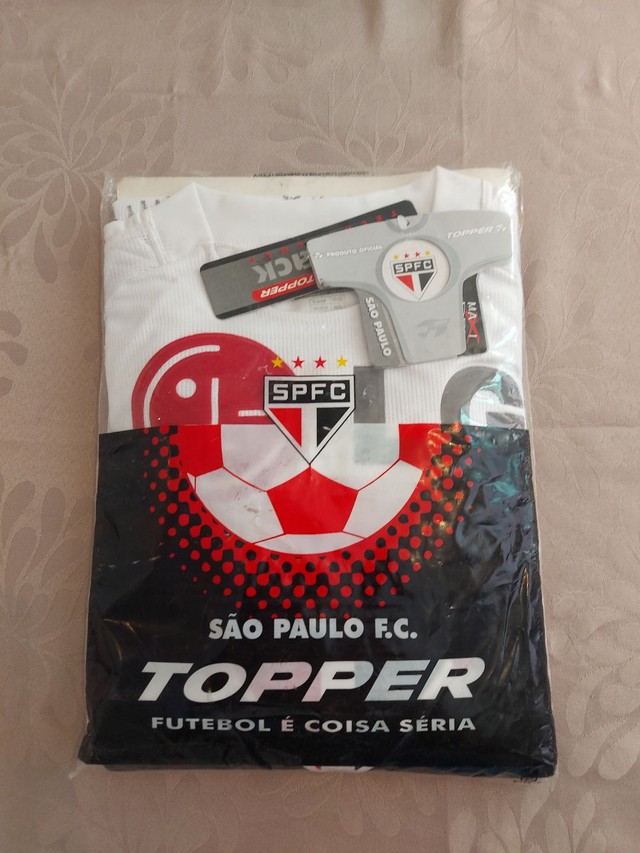 Camisa oficial do São Paulo autografada sem uso 2004  - Foto 6