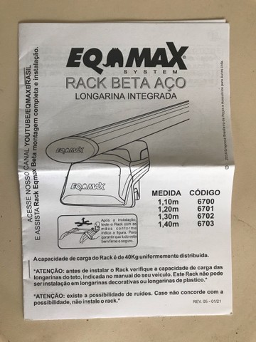 Rack marca Eqmax, ainda não usado - Foto 6