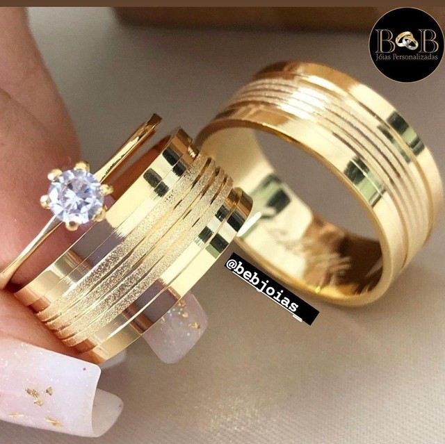 ALIANÇAS DE MOEDA PERSONALIZADAS ? @BEBJOIAS_ - Foto 2