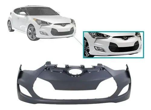 Parachoque Hyundai Veloster 2012 à 2013 - Furo Farol Auxiliar - TYG