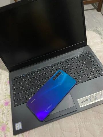 Notebook Sony + redmi note 8 2.500