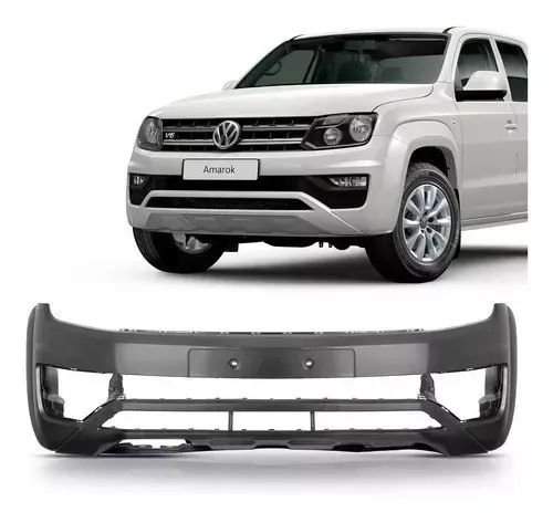 Parachoque Dianteiro Volkswagen Amarok 2017 - Preto Liso - TYG