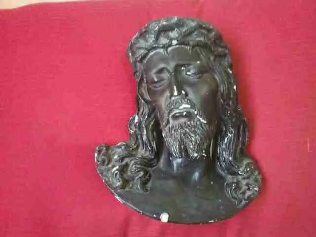 Ancient plaster sculpture of Christ